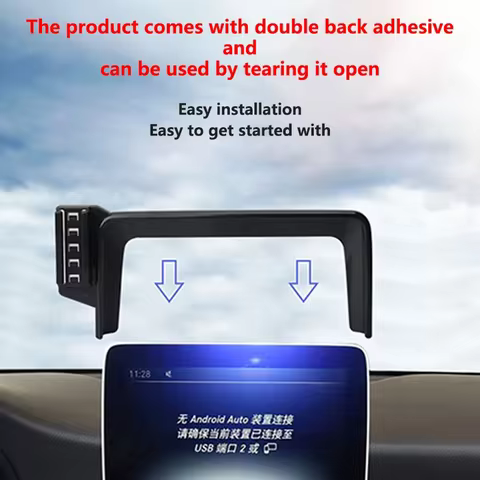Car Mobile Cell Stand for Mercedes-Benz CLA 200 180 C117 2016~2019 2018 Air Vent Clip Phone Bracket 
