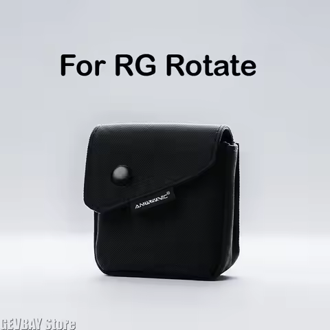 For ANBERNIC RG Rotate Handheld Game Console Portable Protective Bag Storage Carry Bag Game Accessor