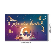 Eid Mubarak Hanging Wall Decoration Mandala Tapestry Wall Decor Beach Towel Space Planet Home Decora