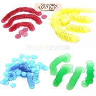 [LOVIVER] Professionals Carnival Bingo Games Chips Markers for Bingo Cards Game Plastic Bingo Chips 