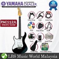 Yamaha PAC112JL Left Handed Alder HSS Electric Guitar - Black (PAC 112JL)