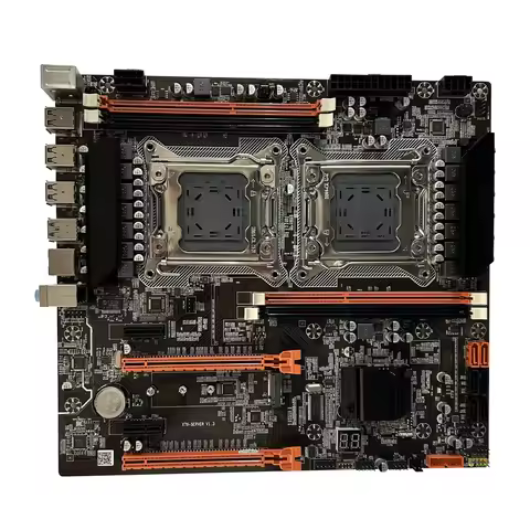 E - ATX Dual CPU Intel Xeon E LGA 2011 DDR3 128GB Computer Mainboard Placa Madre Motherboard X79