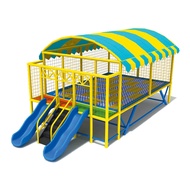 Indoor Outdoor Trampoline Playground Park Commercial Game Big Large Bouncer Jumping Bed Double Slide