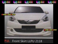 LLPU2118 Perodua Myvi 2011 Elegance PU Front Skirt (OEM) Body kit Bodykit