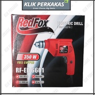 Mesin Bor 10mm REDFOX RF-ED 6601 Electric Drill 350w