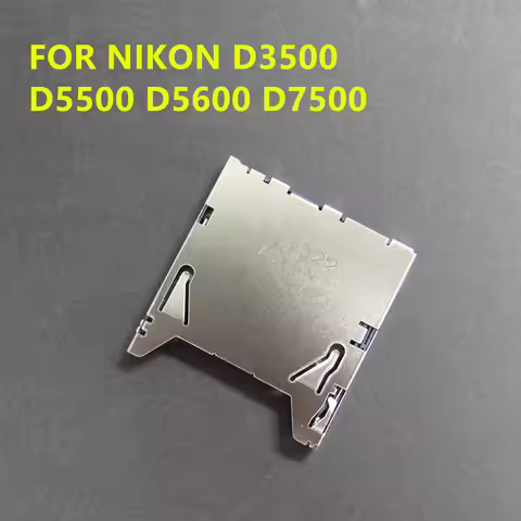 NEW For Nikon D7500 D5500 D5600 D3500 Z50 SD Memory Card Slot Reader Assembly Camera Replacement Spa