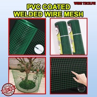 PVC Coated Gal Wire Mesh 5m Chicken Wire Green for cage, Animal Cage, Plant Support.