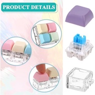6-Piece Keyboard Decompression Keychain Clicky Creamy Fidget Keyboard Clicky Creamy Fidget Decompres