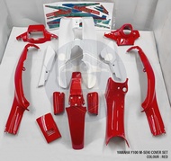YAMAHA Y100 Y 100 M SEKI MSEKI COVER SET BODY COVER SET COVERSET STICKER STRIPE