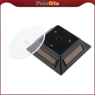 PETSOLA 360 Rotating Display Stand Turntable Rotary Exhibition Solar Battery(colorful lights)