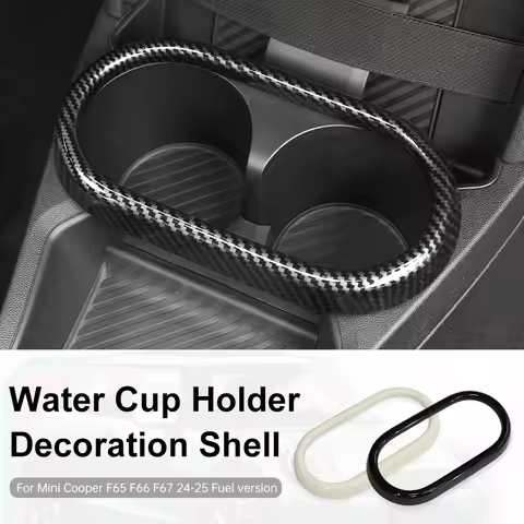 Car Central Control Water Cup Holder Panel Shell For Mini Cooper S JCW F65 F66 F67 Fuel Version ABS 