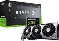 MSI Gaming RTX 5060 Ti 8G Ventus 3X OC Graphics Card (8GB GDDR7,128-bit, Extreme Performance: 2602 M