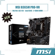 MSI B365M PRO-VH  Motherboard Using Intel B365 chipset 9th/8th generation Core Micro ATX 32GB