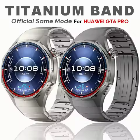 Original No Gaps Luxury Titanium Strap for Huawei Watch GT 6 Pro Metal Bracelet for Huawei Watch GT6