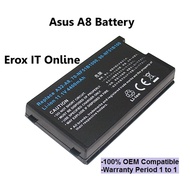 Asus A32-A8 A32-F80 A8 A8J A8000 A8000J F50 N60 N80 X61 Latop Battery