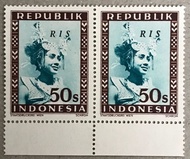 PW717-PERANGKO PRANGKO INDONESIA WINA REPUBLIK 50s ,RIS(H) ,BLOK 2