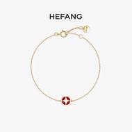 Daigou Version HEFANG HEFANG Jewelry 925 Silver Lucky Coin Bracelet