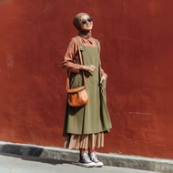 Bernie Leather - Premium Genuine Cowhide Bag Original - Sling Bag Wanita - Kala Havana - Long-Lastin