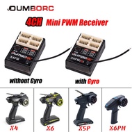 Dumborc X4fm X4fmg Gyro Mini Receiver 4Ch PWM Para Sa Dumbo X6 X6pm X5p X4 RC Transmitter Remote Co
