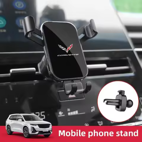 Car Phone Gravity Holder Car Air Vent Clip Mount Mobile Phone Holder For Corvette C1 C2 C3 C4 C5 C5 