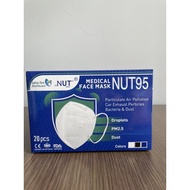 Nut 95 medical mask, 3D design that fits tightly to the face (box of 20)
