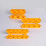 Garden Of Arts Plastic Mould Modak Patti Set of 3 includes 5 Cavity, 4 Cavity and 3 Cavity Modak Pat