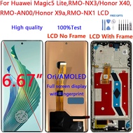 For Huawei Magic5 Lite RMO-NX3 Honor X40 RMO-AN00 Honor X9a RMO-NX1 LCD Diaplay Touch Screen Digitiz