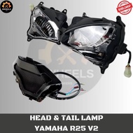 YAMAHA R25 V2 / R25 M HEAD LAMP ASSY [LED] LAMPU DEPAN R25 V2 R25M YZF-R25 HEADLAMP R25 V2 YZFR25