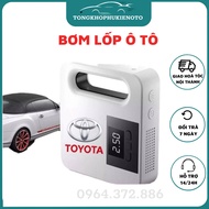 Bơm lốp ô tô Bơm lốp xe hơi điện tử TOYOTA tự ngắt bơm lốp thông minh-Bảo hành 12 tháng
