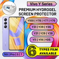 Hydrogel Screen Protector Vivo Y100 Y78 Y77 Y76 Y31 Y31s Y39 Y36 Y21 Y21d Y29 Y29t Y29s Y28s Y19s Y0