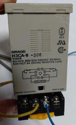 🌞 OMRON 計時器 H3CA-8-306 220VAC 0.1S-9999H 電源ON延遲動作 限時動作/自動復歸
