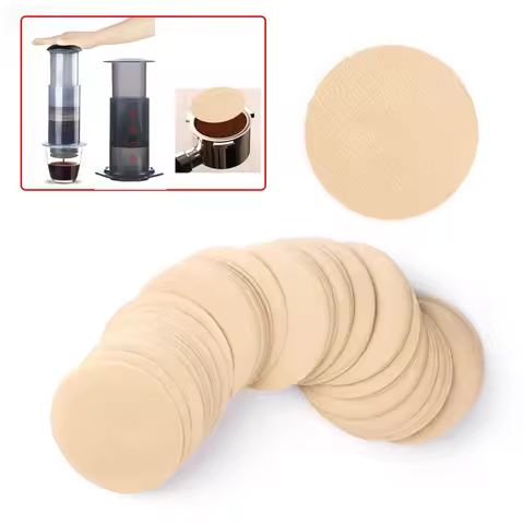 57mm/63mm Coffee Filter Paper Coffee Maker Replacement Professional Filters Paper For Aeropress Port