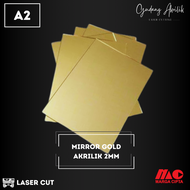 Akrilik Mirror Gold A2 2mm