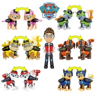 Paw Patrol Rescue team Deformable Dog Captain Ryder Chase Skye Rubble Rocky Zuma Robot-Dog Toy Kid Toy Set