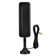 Eightwood 4G LTE Dipole Antenna SMA Male Antenna Magnetic Base Compatible with 4G LTE Router Hotspot