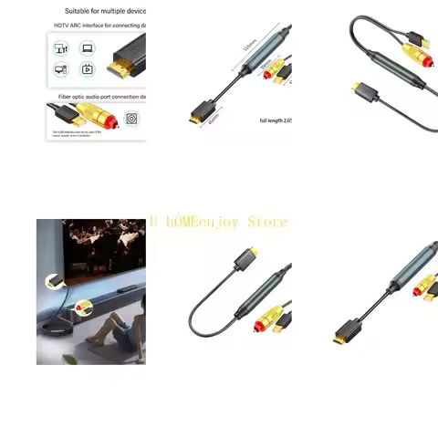 B0KF Pointed Output HDTV RCAs to Digital Opticals Cable 1.5m for Entertainment Systems