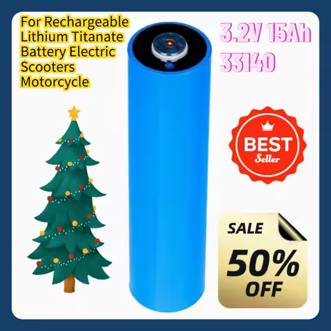 For 3.2V 15Ah 33140 Rechargeable Lithium Titanate Battery Electric Scooters Motorcycle