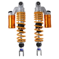 【1 Pcs】320mm-360mm CNC Motorcycle Rear Air Shock Absorber Suspension Parts Universal for Yamaha BWS125 Dirt Bike Gokart ATV Nmax Xmax Aerox