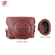 Sony RX100M3 RX00III RX100 Mark III Pu Leather Camera Case Bag Pouch For Sony RX100M3 RX00III RX100 Mark III With Shoulder Strap