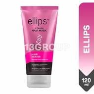 Ellips Hair Repair Vitamin Hair Mask With Pro Keratin Complex (Pink), 120g