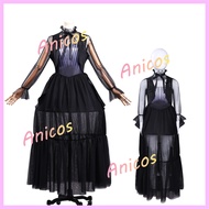 Addams Family Wednesday Addams Season 2 Inspired Halloween Costume - Black Dress