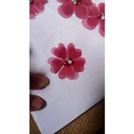 3d organza flowers,/ applique flowers, embossed flower applications