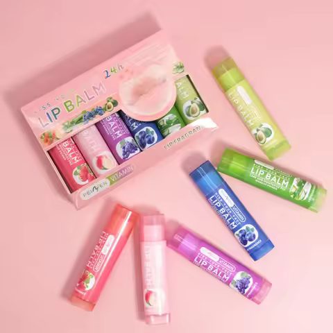 Pennyfun Fruit-Flavored Lip Balm Set: Ultra-Hydrating and Moisturizing Formula - Best-Selling Lip Tr