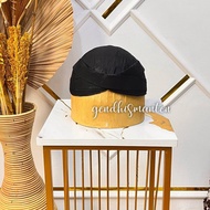 Plain Black Solo Blangkon Full Size/ Cap