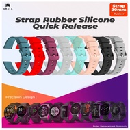 Garmin Samsung Galaxy Watch Active 2 20 mm Silicone Rubber Watch Strap