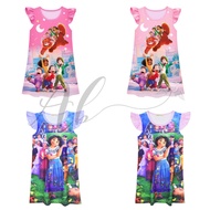Angel Baby Kids Cartoon Encanto Madrigal Pyjamas Dress Casual Pajamas Dress