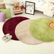 Round Carpet Furry Diameter 80 cm
