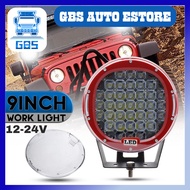 GBS Truck/Lori 9 Inch LED Round Spot Light 12V-24V Work Light Spot Driving Fog Light HeadLight offroad ATV Truck Lamp