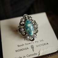 古董古典珍珠人造石戒指 SARAH COV A23