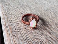 #250319 wire wrapping 澳寶石 銅線 繞線 介指